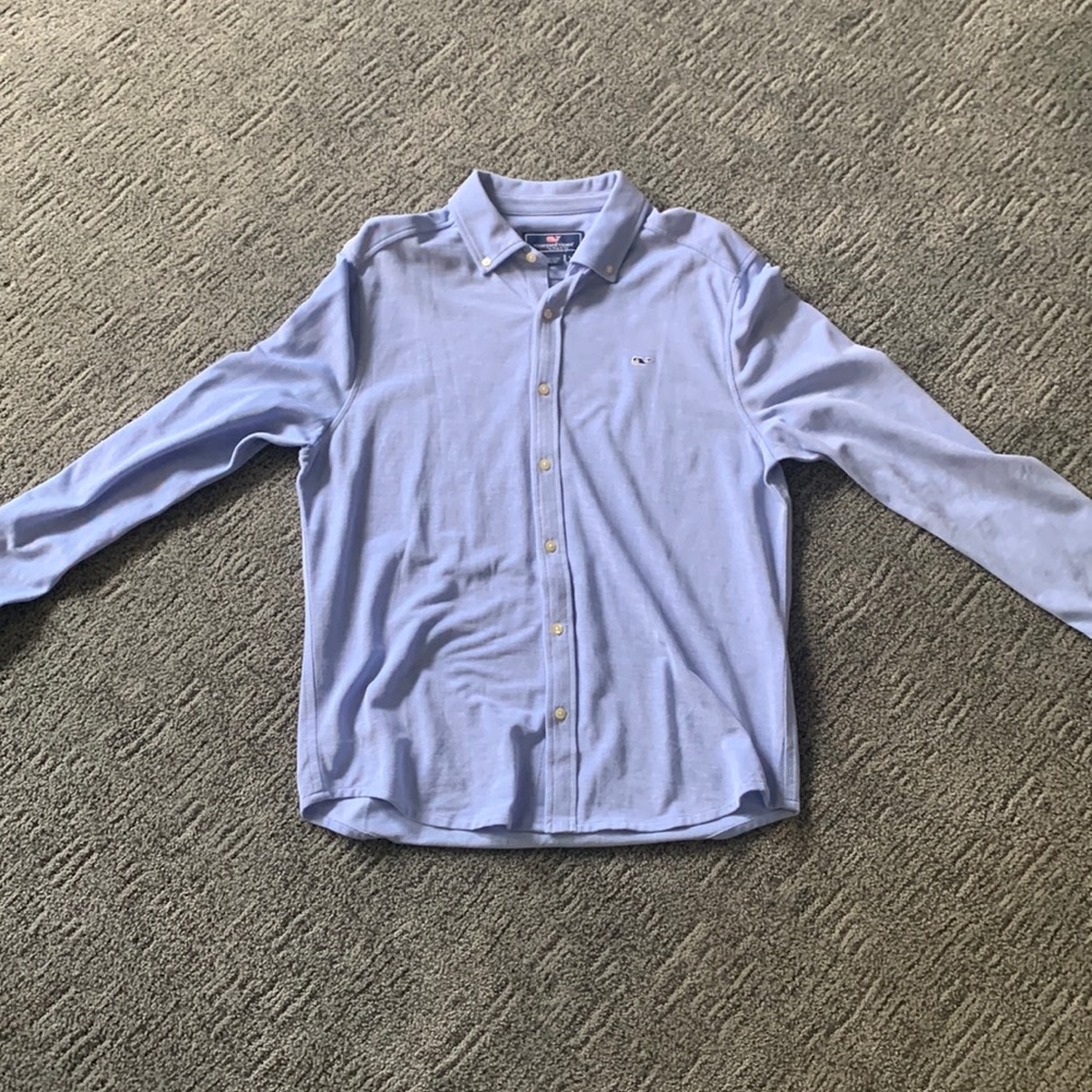 Vineyard Vines Button Down Large Blue *NEW* *NEVER WORN*
